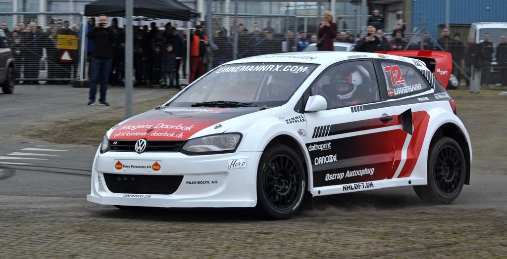 Tilskuerne ved Dansk Motorshow var imponerede over VW Polo RX Super Car’ens præstationer